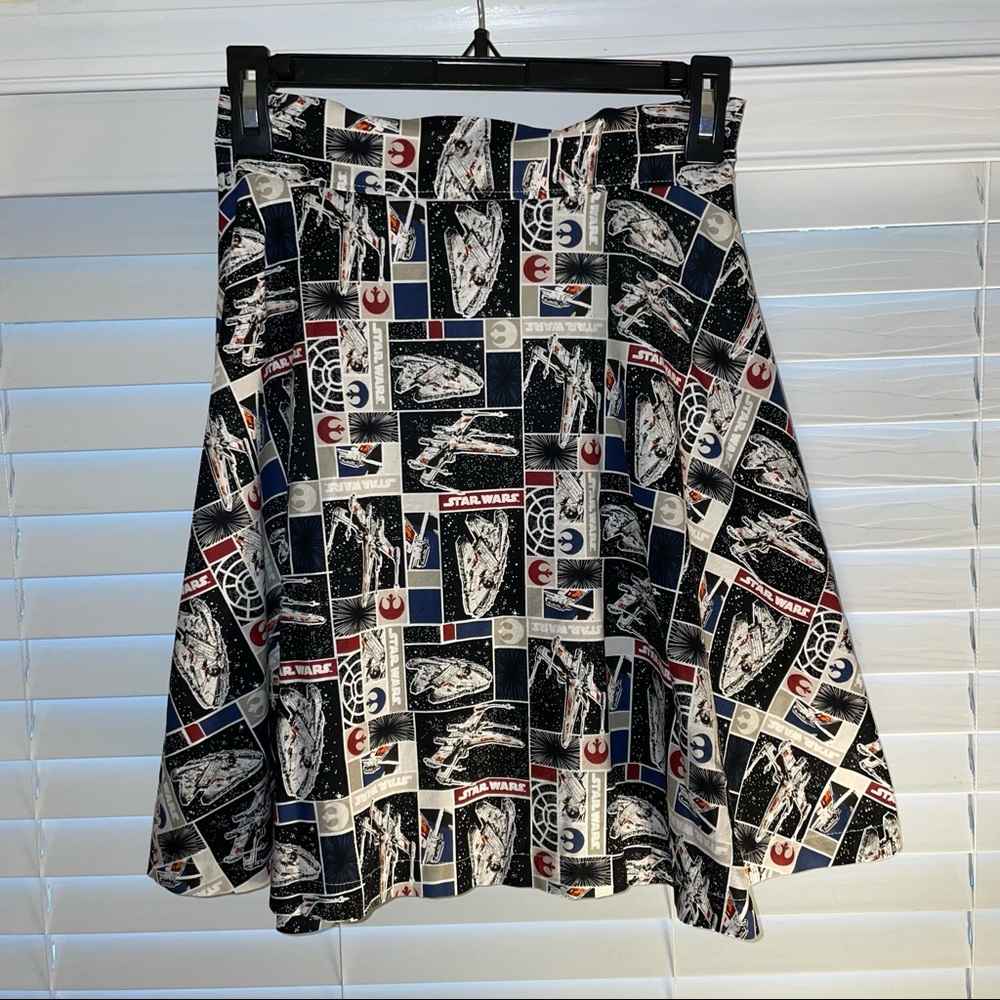 Star Wars Pattern Circle A-Line Skirt